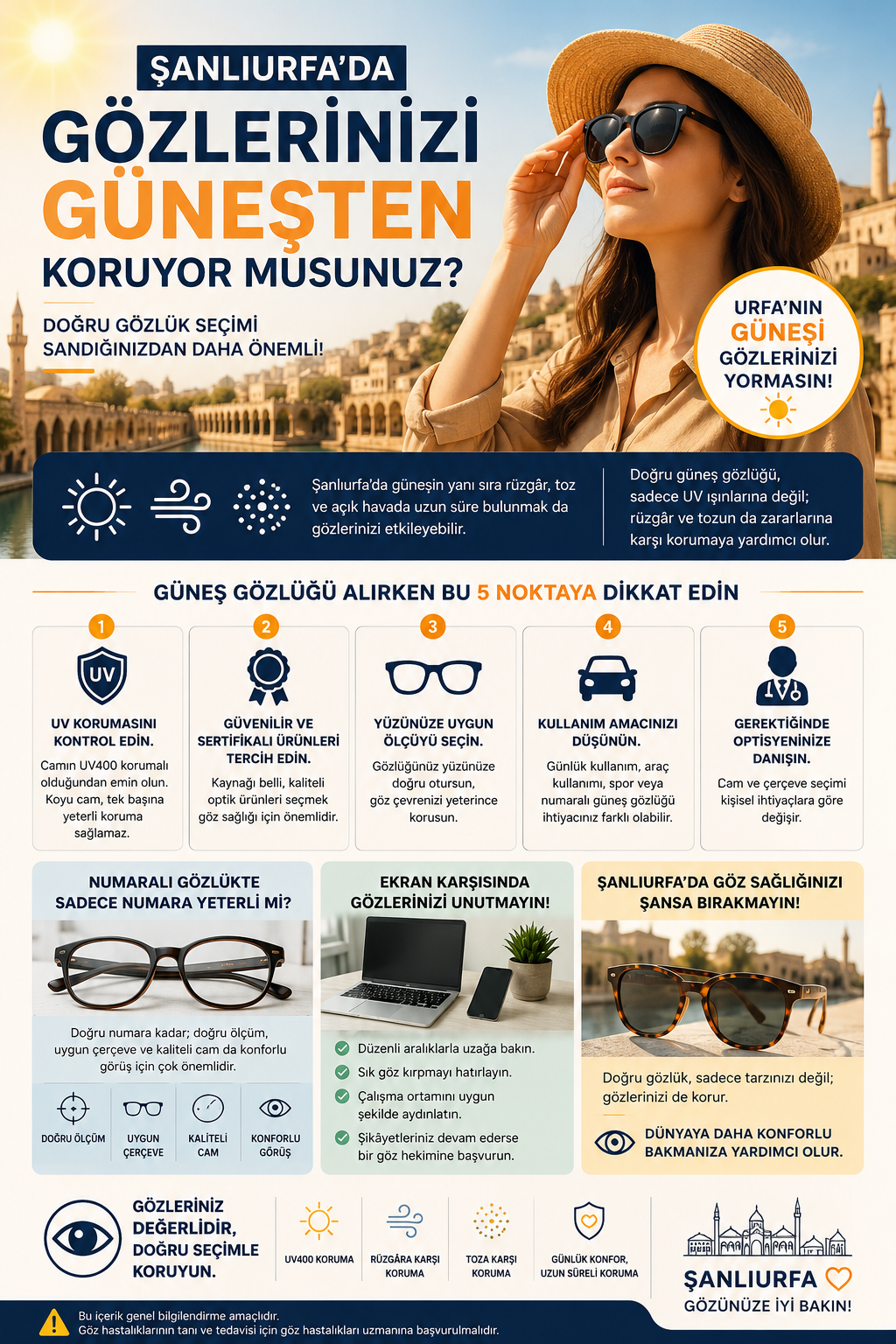 Şanlıurfa’da Göz Sağlığınızı Şansa Bırakmayın