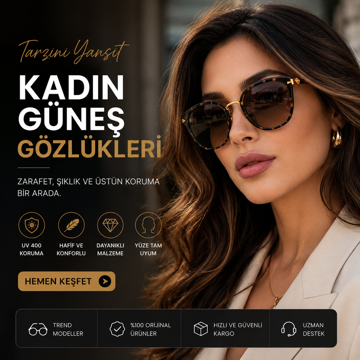 Kadın Güneş Gözlükleri